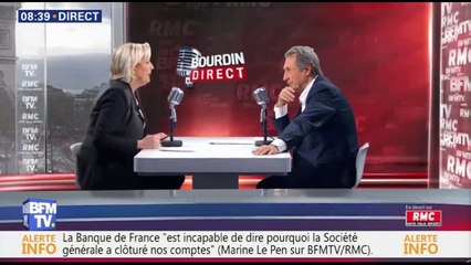 Marine Le Pen chez Jean-Jacques Bourdin (28/11/2017)