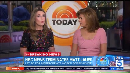 NBC Fires Matt Lauer After Complaint About 'Inappropriate Sexual Behavior'