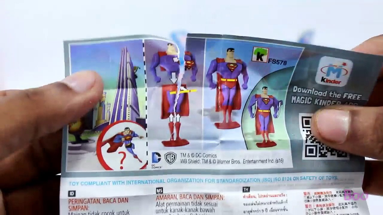kinder joy dc toys