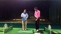 【ゴルフ】100を切るレッスン　5番アイアンでしっかりと距離を出す。編