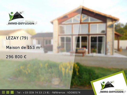 Maison A vendre Lezay 153m2 - 296 800 Euros