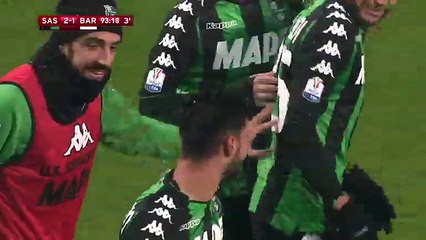 Matteo Politano  Goal HD - Sassuolo	2-1	Bari 29.11.2017