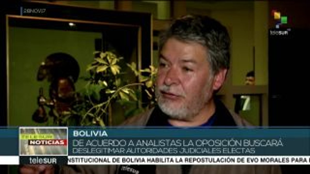 teleSUR noticias. Bolivia: Evo Morales podrá repostularse en 2019