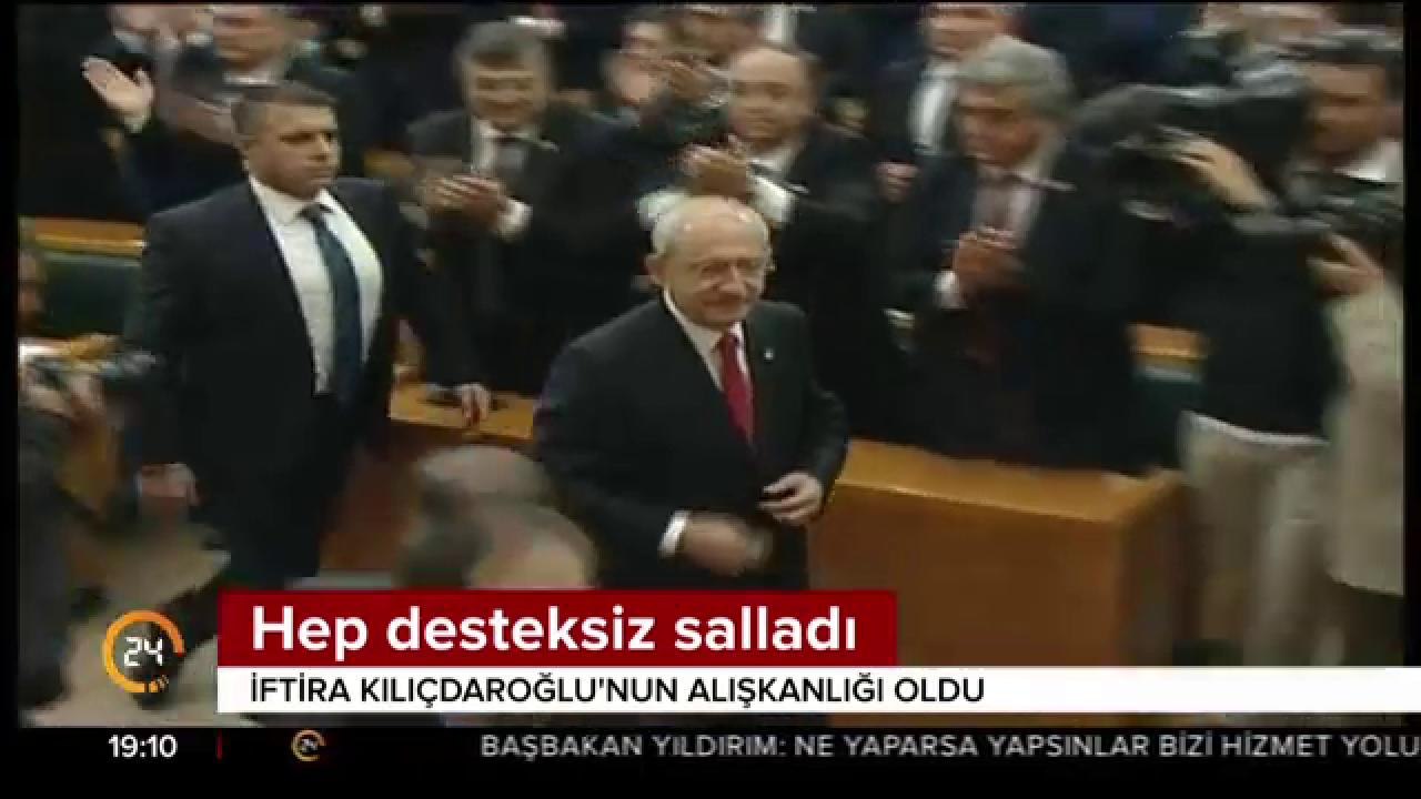 Hep desteksiz salladı