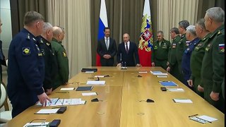 President of Syria, Bashar Al-Assad Meets with President of Russia, Vladimir Vladimirovich Putin, Sochi, Russia.