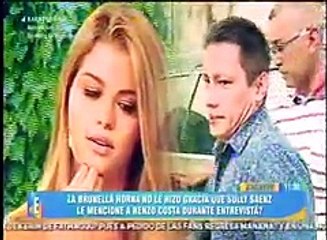 Brunella Horna "cuadró" así a Sully Sáenz por hacerle incómoda pregunta