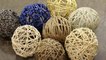 How-to Make Rustic Yarn Balls for Christmas Decorations