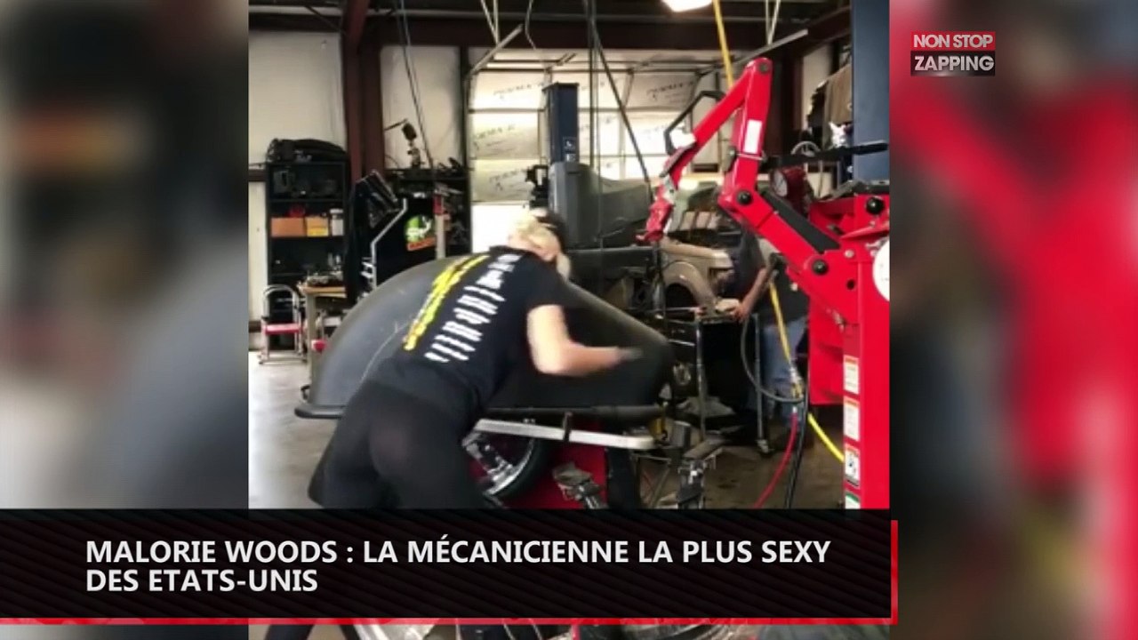 Malorie Woods, la mécanicienne américaine très sexy (vidéo)