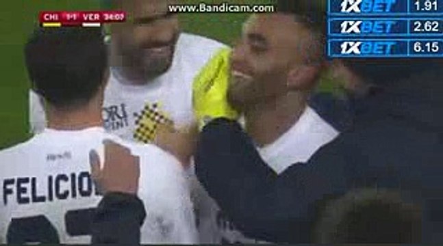 Mohamed Fares Goal - Chievo Verona vs Hellas Verona 1-1 28.11.2017 (HD)