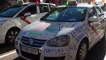 İspanya'da Taksiciler Grevde - Madrid