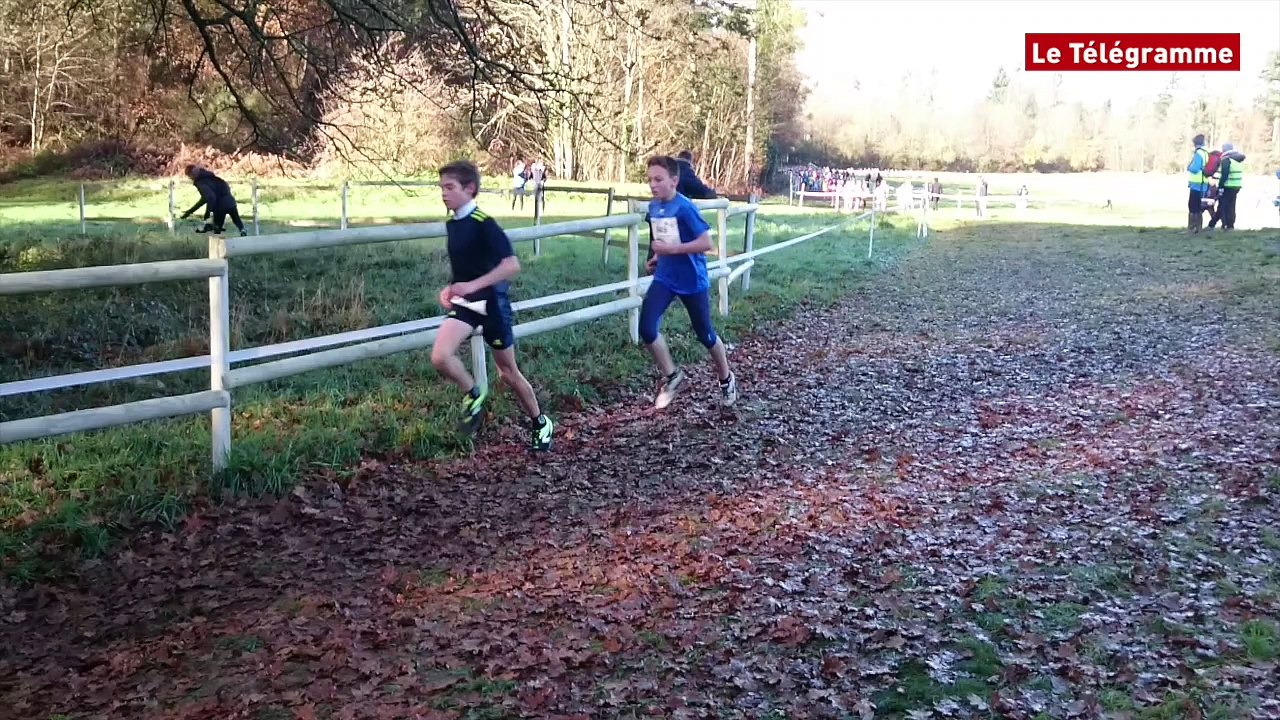 Ploërmel (56). Championnat de Bretagne de cross UGSEL