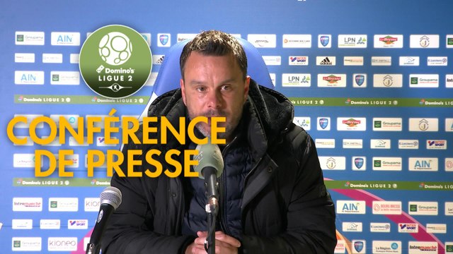 Conférence de presse FBBP 01 - US Orléans (4-0) : Hervé DELLA MAGGIORE (BBP) - Didier OLLE-NICOLLE (USO) - 2017/2018