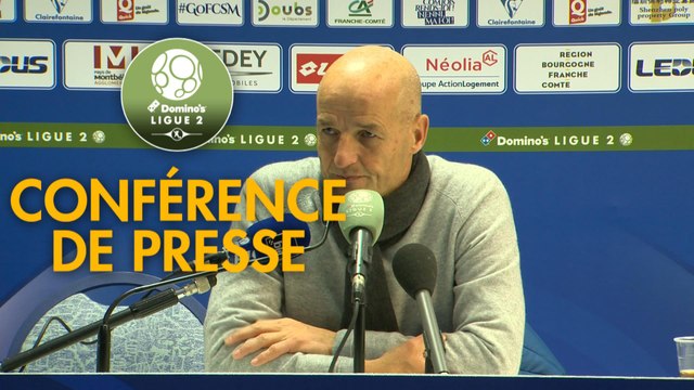 Conférence de presse FC Sochaux-Montbéliard - Valenciennes FC (3-1) : Peter ZEIDLER (FCSM) - Réginald RAY (VAFC) - 2017/2018
