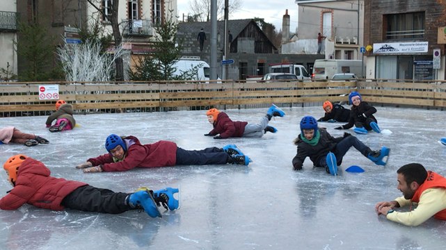Cours du soir, à la patinoire