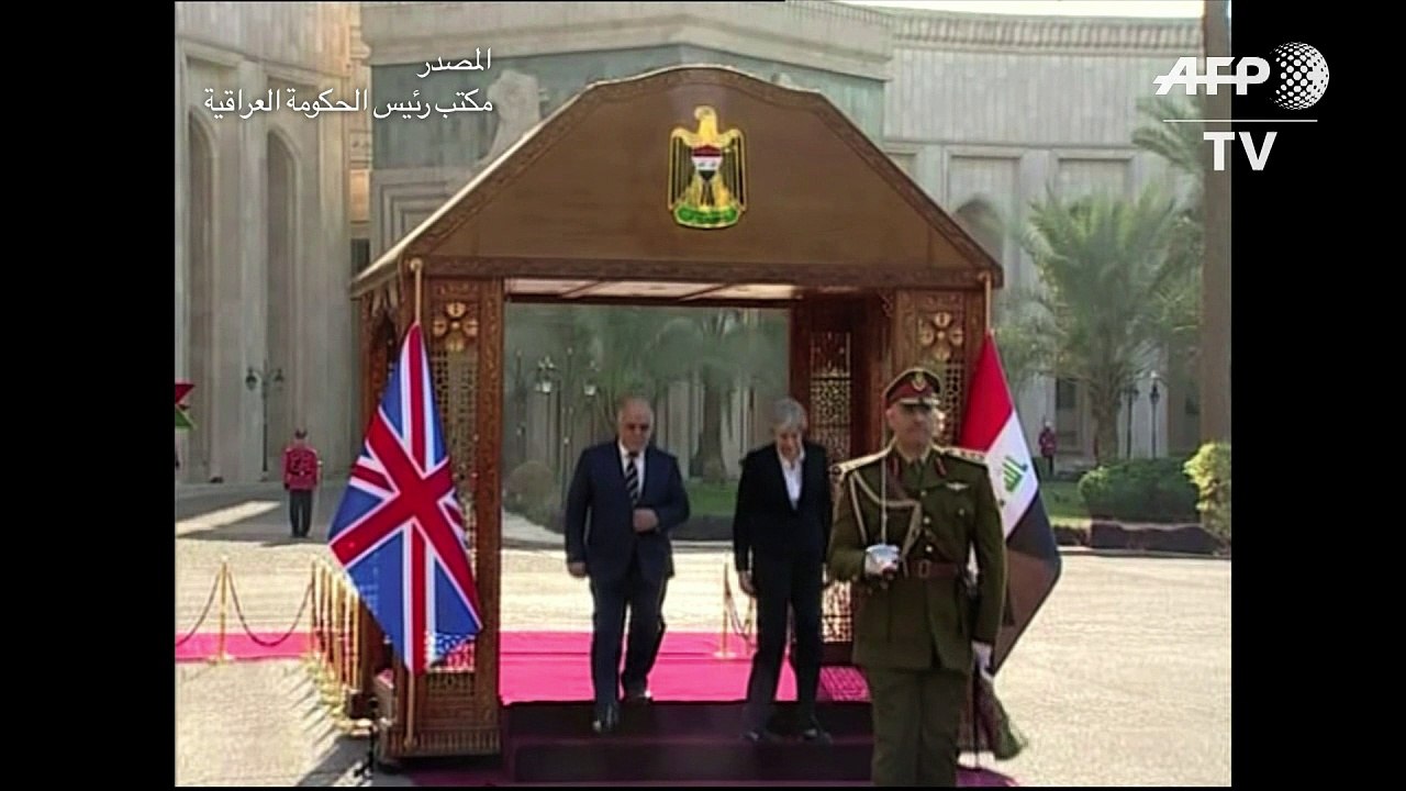 تيريزا ماي تصل إلى بغداد في زيارة مفاجئة