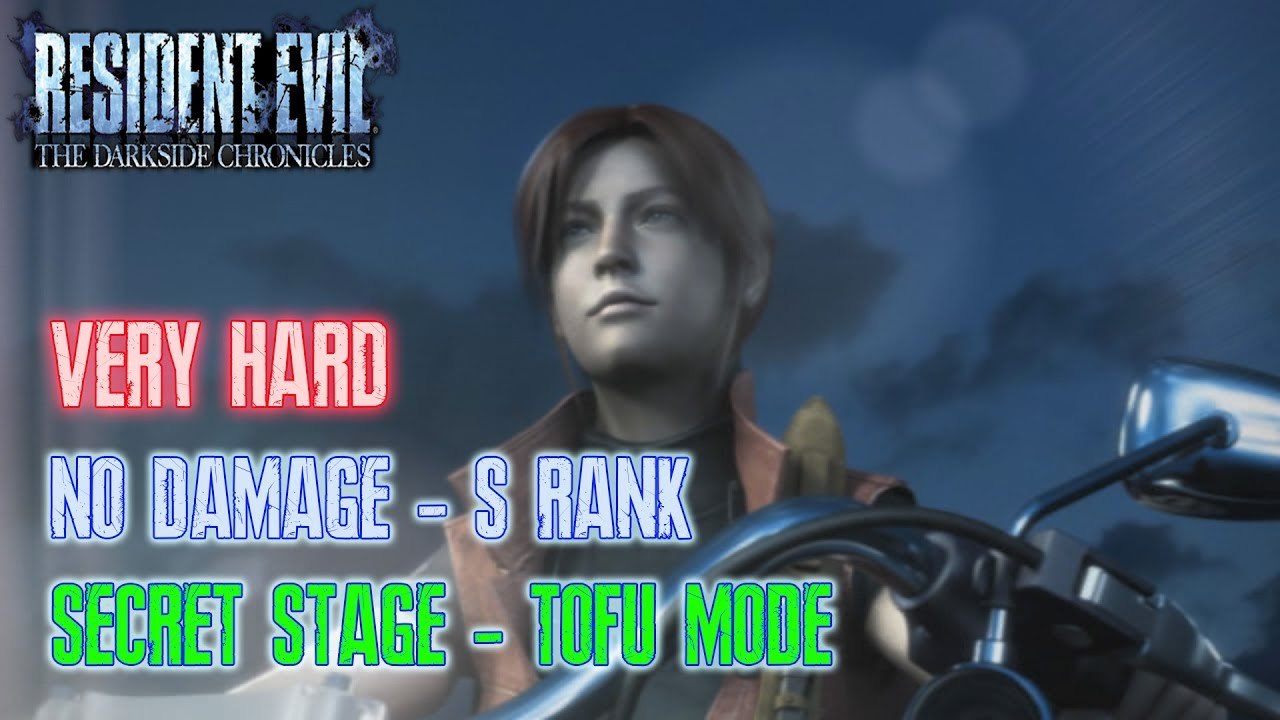 Resident Evil: The Darkside Chronicles Perfect - Very Hard - S Rank - Secret Stage - Tofu Mode