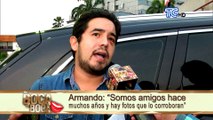Armando Paredes asegura que sí es amigo de la persona que golpeó