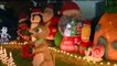 Video Shows Vandals Slashing Family's Inflatable Christmas Decoration