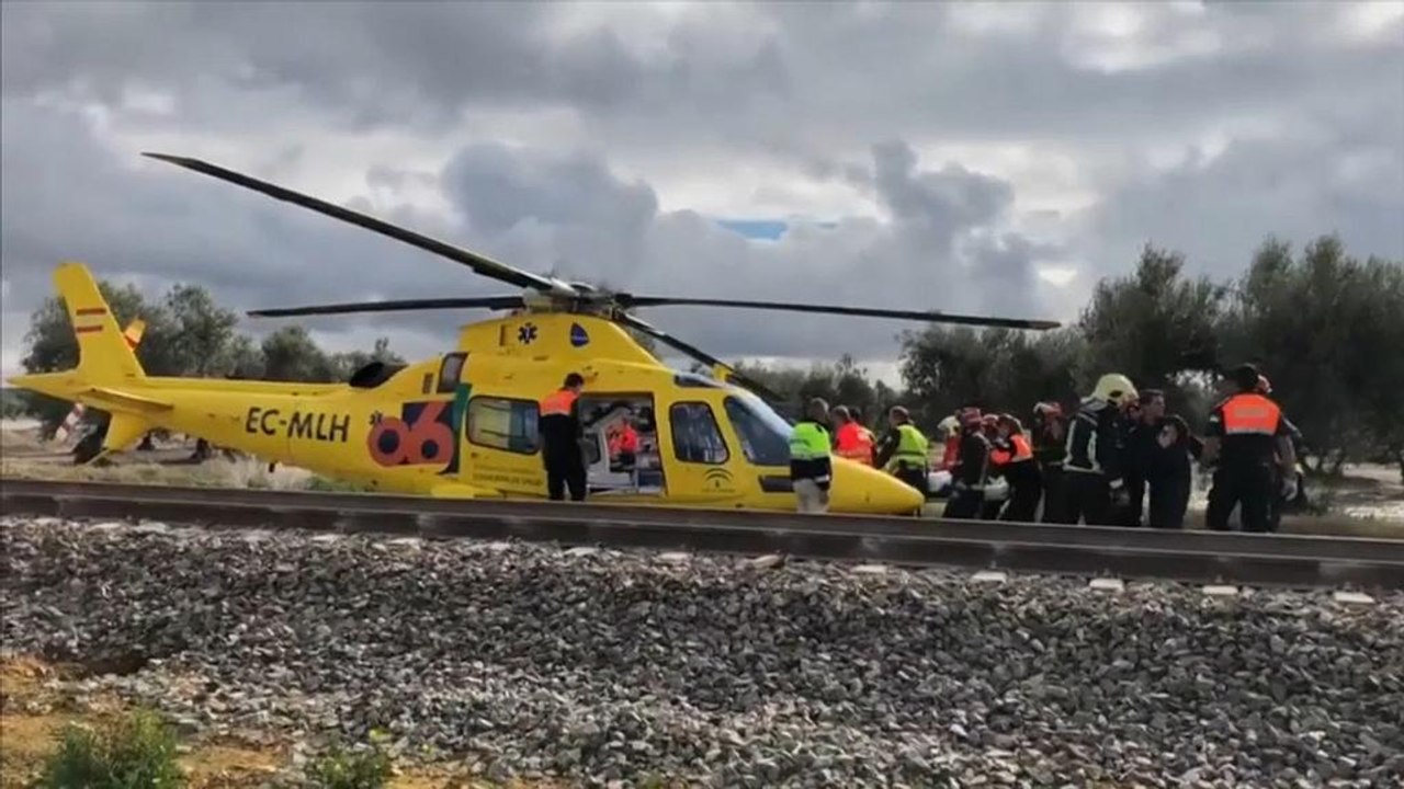 Andalusien: 27 Verletzte bei Zugunglück