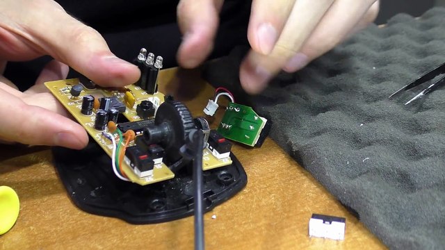 Глючит кнопка. Ложные срабатывания. Мышь Chicony MS-8268