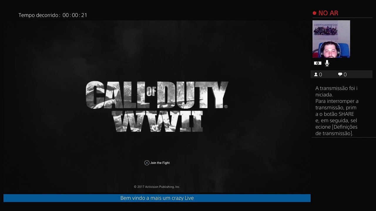 Transmissão ao vivo da PS4 de jafoxte86