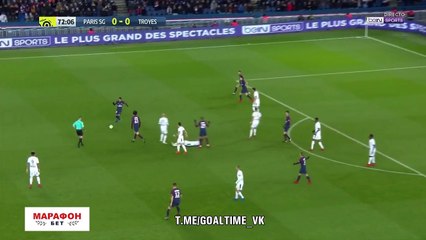 But de Neymar - PSG 1-0 Troyes -  29.11.2017 ᴴᴰ