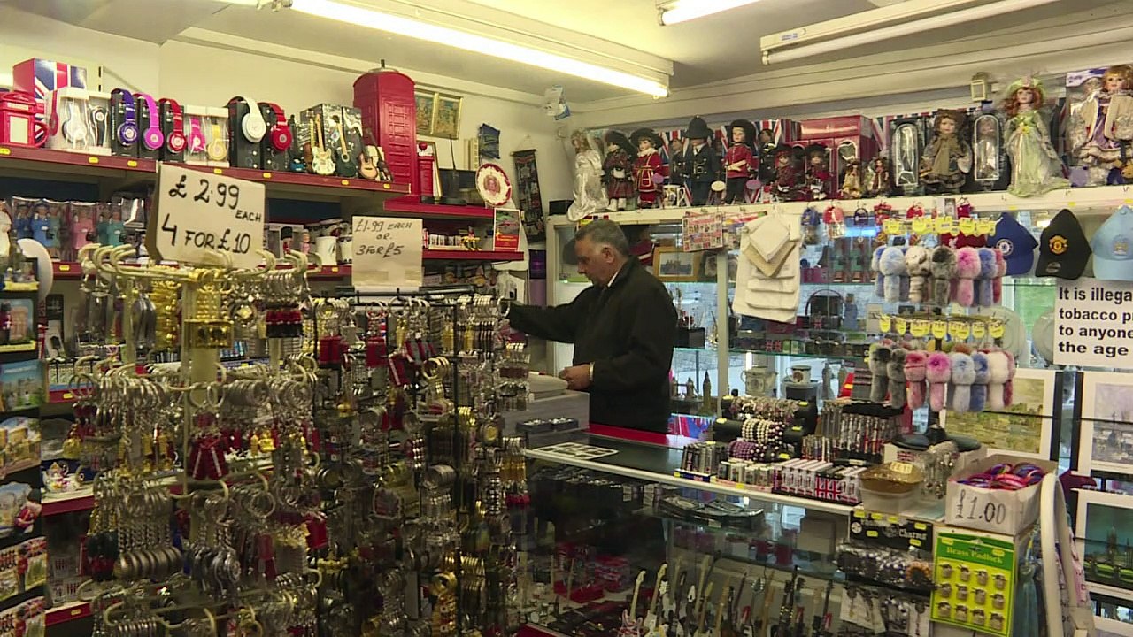 Windsor souvenir shopkeeper reacts to royal wed...