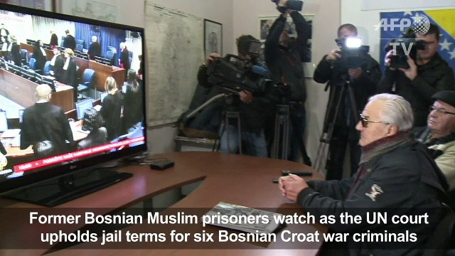 Former Bosnian Muslim prisoners react to ICTY verdict