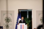 Conférence de presse du Président de la République, Emmanuel Macron, lors du cinquième sommet UA UE à Abidjan