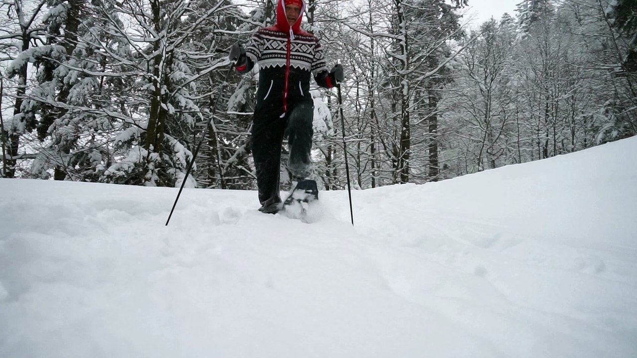 Schneeschuhlaufen auf der Wasserfallen 16 01 2017