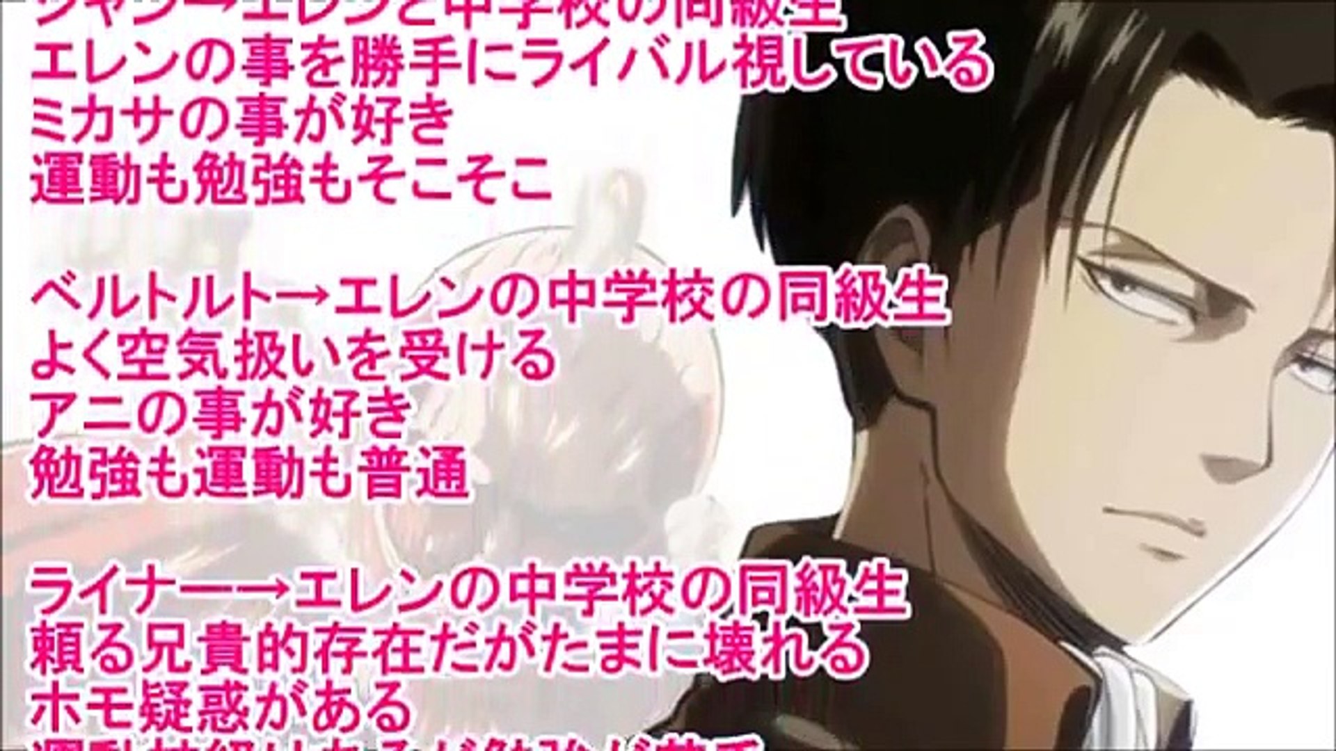 進撃の巨人ss 現パロ イケメン兄弟１話 リヴァイ なんか変な気分になるな エロい意味じゃないぞ Video Dailymotion