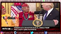 Durante acto con nativos, Donald Trump hace ´´chiste´´ sobre Pocahontas-Más Que Noticias-Video