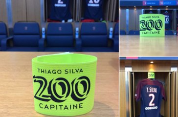 Paris SG : Thiago Silva et son 200e capitanat