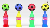 Learn Colors With Balls Coca Cola Colors For Children Kids - Learning Colors Videos For Toddlers-pU6Nv4vaijM
