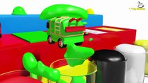 Learn Colors with Street Vehicles - Toy Cars for Kids- Colours For Children to Learn-TkOzFB-Rp_Q