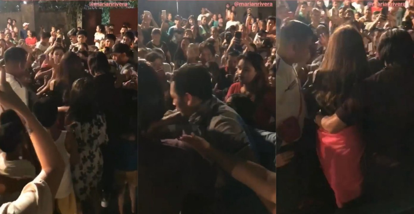 Marian got mobbed