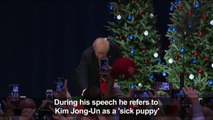 Trump calls Kim Jong-Un 'sick puppy'