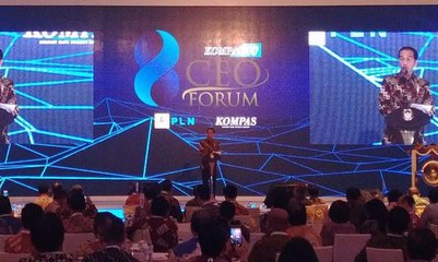 Jokowi di CEO Forum: Pisahkan Politik dan Ekonomi!