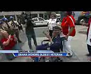 Oldest Military Veteran Meets President Obama, Shares Her Secret to Staying Young (1)