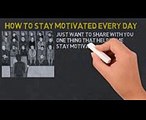 MOTIVATION TRICK THAT CHANGED MY LIFE  HOW TO STAY MOTIVATED EVERYDAY FOR BUSINESS AND STUDENTS