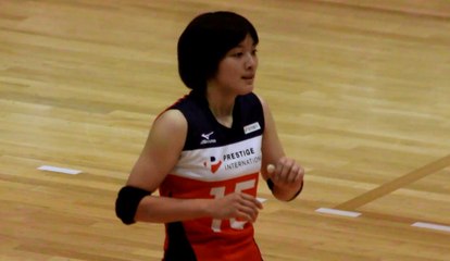 浅川希選手(Nozomi Asakawa)ﾌﾟﾚｽﾃｰｼﾞ･ｲﾝﾀｰﾅｼｮﾅﾙ ｱﾗﾝﾏｰﾚ【女子ﾊﾞﾚｰﾎﾞｰﾙVﾁｬﾚﾝｼﾞﾘｰｸﾞⅡ2017-2018】2017.11.11青山学院大学体育館