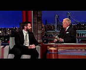 Hugh Jackman's Skin Cancer Scare-David Letterman