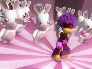 Les lapins crétin ne savent pas cuire des oeufs