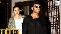 Ranveer Singh And Alia Bhatt Shooting For Gully Boy