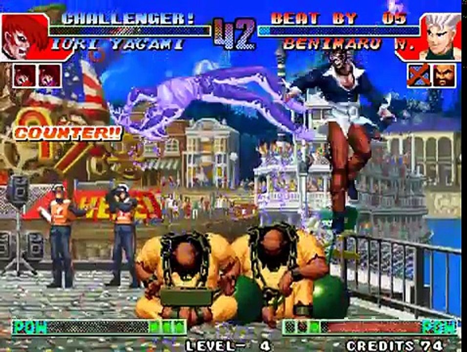 미친이오리를 3명 다 고를수있다고? 폭주이오리 다중선택가능!! 킹오브97 콤보버전 [KOF97 combo mode best players match]