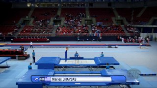 GRAPSAS Marios (GRE) - 2017 Trampoline Worlds, Sofia (BUL) - Qualification Trampoline Routine 2-OtVp8swvWwI