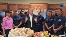 President Trump Surprises Coast Guard in South Florida