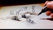 Anamorphic Illusion, How i Draw a 3D Art-Y0LkxKyBrS8