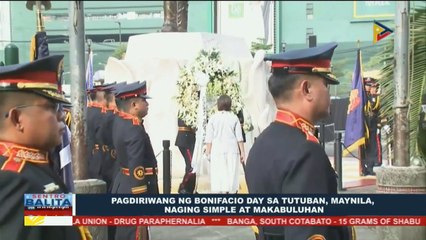 Pagdiriwang ng Bonifacio Day sa Tutuban, Maynila, naging simple at makabuluhan