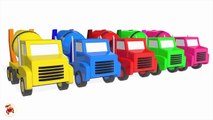 Learn Colors With Surprise Eggs Concrete Mixer Truck for Kids - Vehicles Cartoons for Children-tNDwPl1tel8